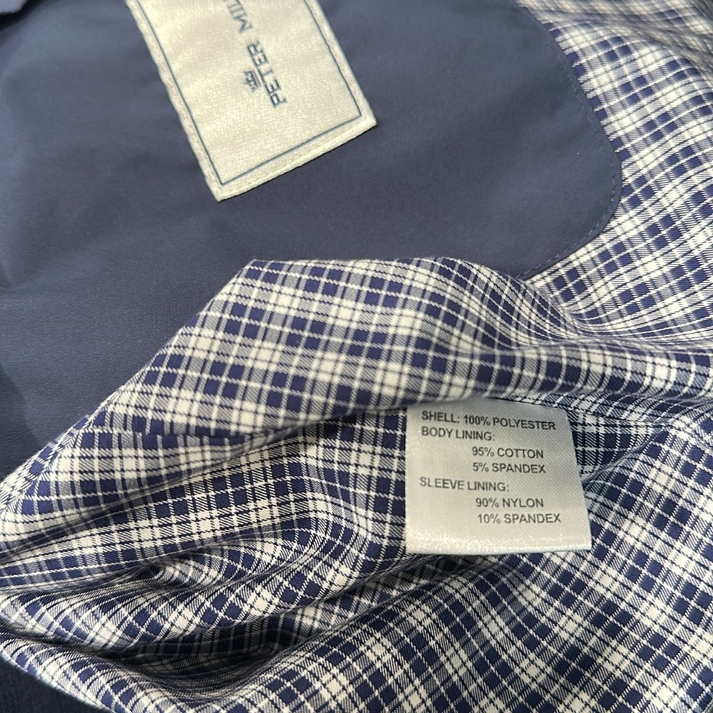 Peter Millar Men’s Performance Rain Jacket Xl - image 6